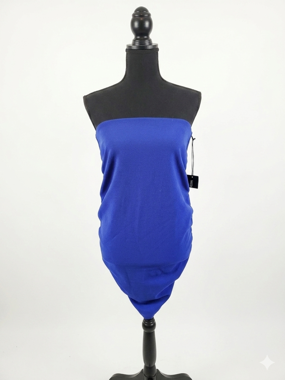 New York & Company Royal Blue Strapless Tube Dress